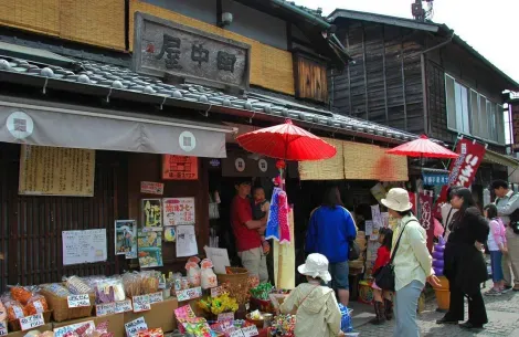 Les boutiques souvenirs de Kawagoe, la petite Edo.