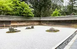 Visit Ryoan-ji, Kyoto, the most famous rock and zen garden in Japan